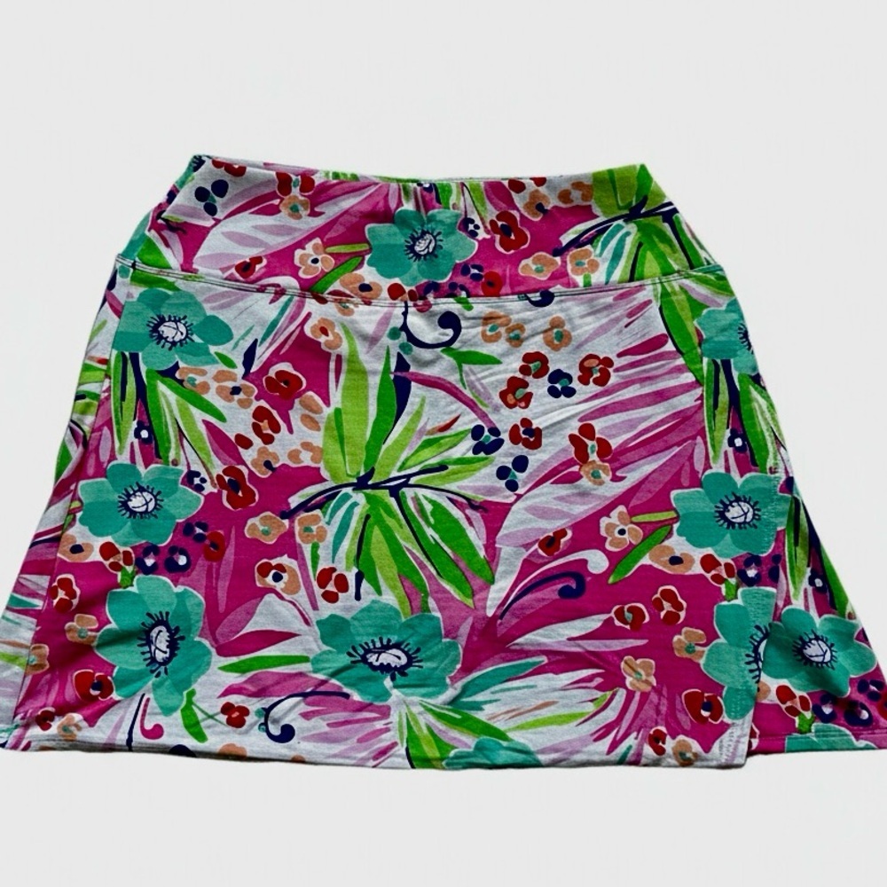 Set of 2 IBKUL pickleball tennis gold skirts skorts - Picture 6 of 9